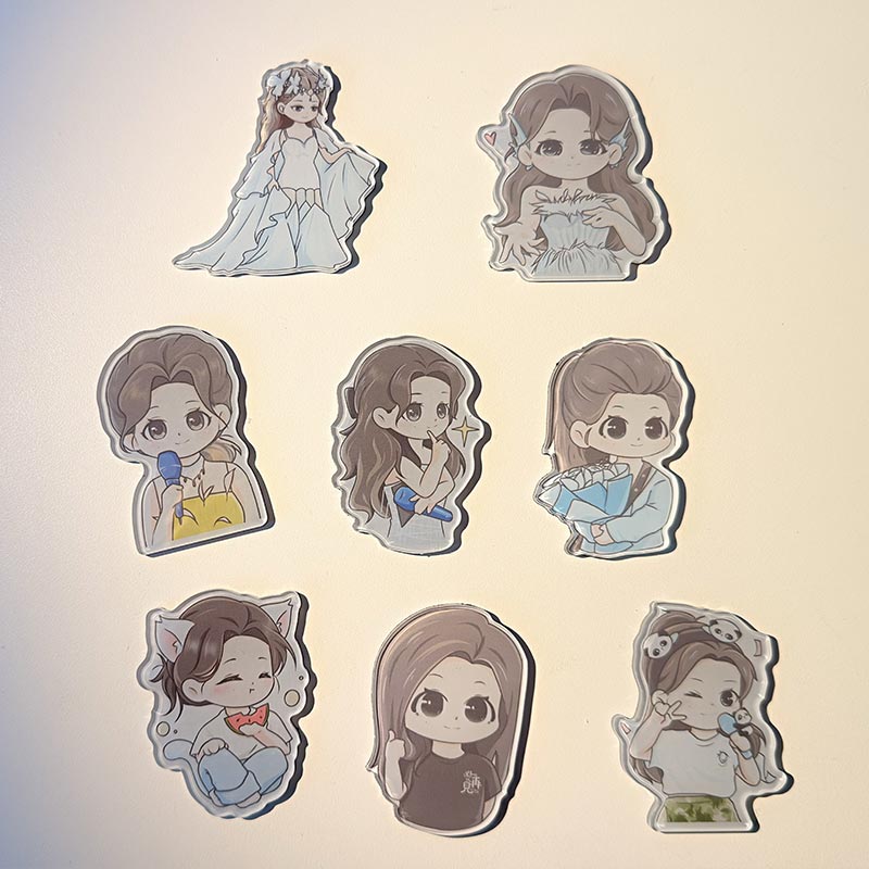 Cartoon 3D Acrylic Refrigerator Magnets