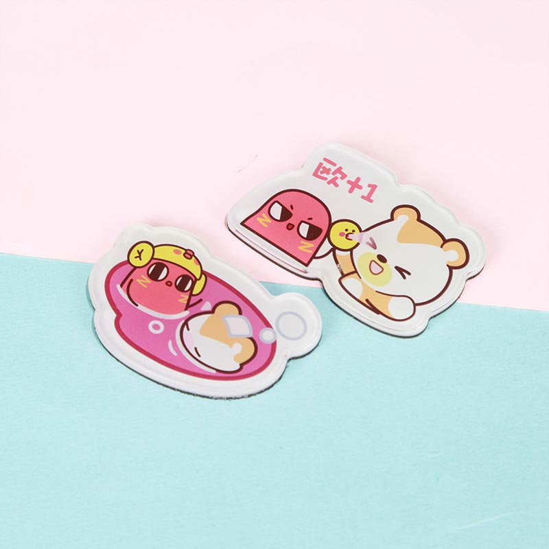 Cartoon 3D Acrylic Refrigerator Magnets